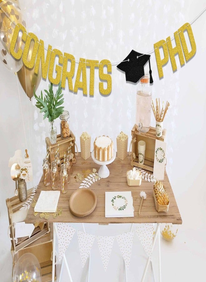 WFKLDF Congrats PhD Banner PhD Graduation Banner PhD Graduation Decorations Class of 2025 Decorations Congrats Doctor Party Decor Supplies - Image 4
